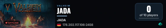 JADA live status badge