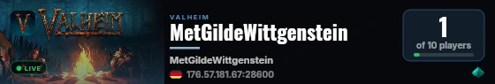 MetGildeWittgenstein live status badge