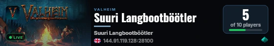 Suuri Langbootböötler live status badge