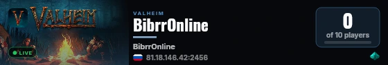 BibrrOnline live status badge