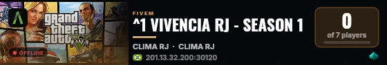 ^1 VIVENCIA RJ - SEASON 1 live status badge