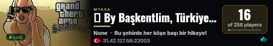 █ By Başkentlim, Türkiye'nin en kaliteli sosyal ağırlıklı sunucusu! live status badge
