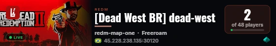[Dead West BR] dead-west live status badge