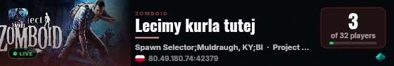 Lecimy kurla tutej live status badge