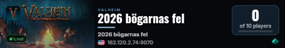 2026 bögarnas fel live status badge