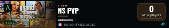 NS PVP live status badge