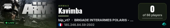 Kavimba live status badge
