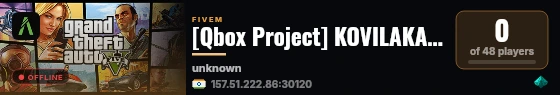 [Qbox Project] KOVILAKAM RP live status badge