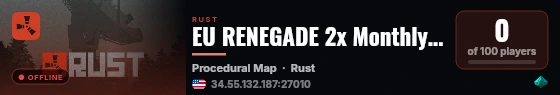 EU RENEGADE 2x Monthly Main | 50% Upkeep | N | JUST WIPED 10.09 live status badge