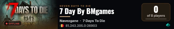 7 Day By BMgames live status badge