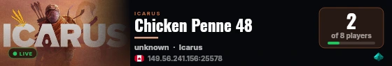 Chicken Penne 48 live status badge
