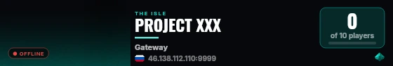 PROJECT XXX live status badge