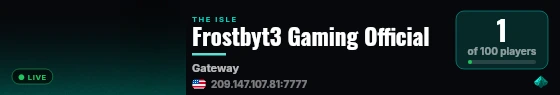 Frostbyt3 Gaming Official live status badge