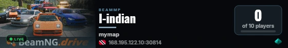 I-indian live status badge