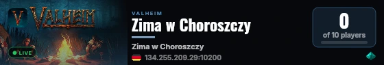 Zima w Choroszczy live status badge