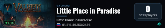 Little Place in Paradise live status badge