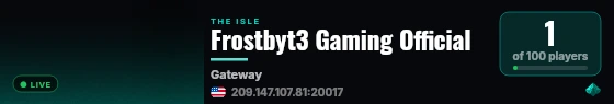 Frostbyt3 Gaming Official live status badge