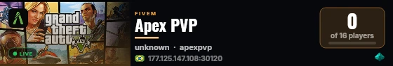 Apex PVP live status badge