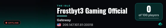 Frostbyt3 Gaming Official live status badge