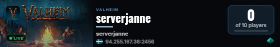 serverjanne live status badge
