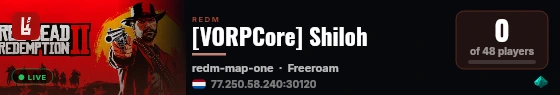 [VORPCore] Shiloh live status badge