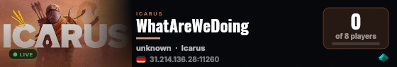 WhatAreWeDoing live status badge