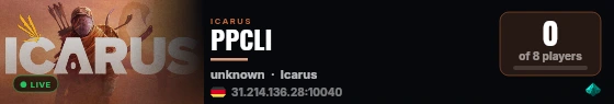 PPCLI live status badge