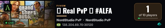 🔹 Real PvP 🔹 #ALFA live status badge