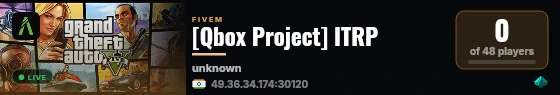 [Qbox Project] ITRP live status badge