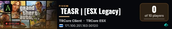  TEASR | [ESX Legacy] live status badge