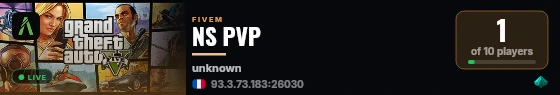 NS PVP live status badge
