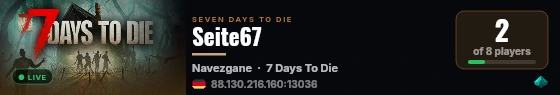 Seite67 live status badge