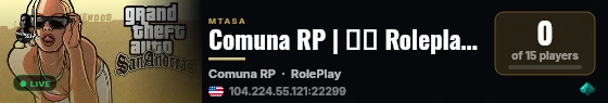 Comuna RP | 🇨🇴 Roleplay Colombiano | Chat & Voz | Sistemas Únicos live status badge
