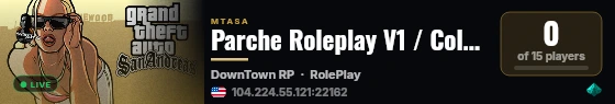 Parche Roleplay V1 / Colombiano / Staff / live status badge