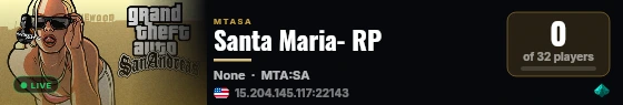 Santa Maria- RP live status badge