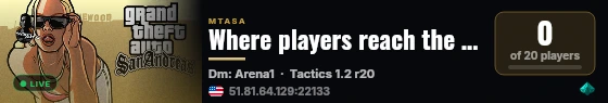 Where players reach the extreme level #TACTICS live status badge