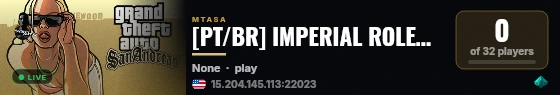 [PT/BR] IMPERIAL ROLEPLAY - ROLEPLAY live status badge