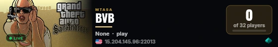 BVB live status badge