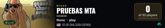 PRUEBAS MTA live status badge