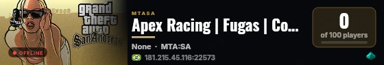 Apex Racing | Fugas | Corridas | Race live status badge