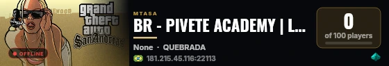 BR - PIVETE ACADEMY | Lite | BR live status badge