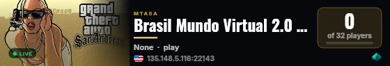 Brasil Mundo Virtual 2.0 TESTE live status badge