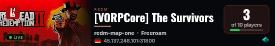 [VORPCore] The Survivors live status badge