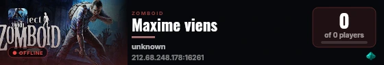 Maxime viens live status badge
