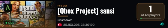 [Qbox Project] sansi live status badge