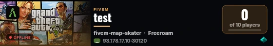 test live status badge