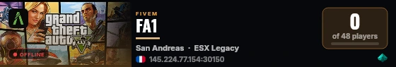 FA1 live status badge
