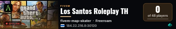 Los Santos Roleplay TH live status badge
