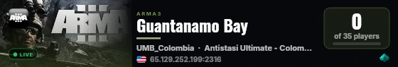 Guantanamo Bay live status badge