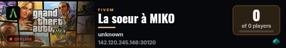 La soeur à MIKO live status badge